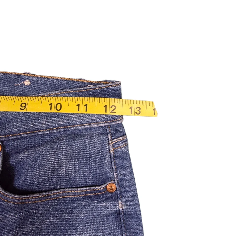 NWOT Loft High Waist Flare Crop Blue Jeans - Picture 6 of 9